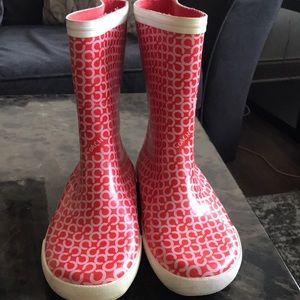 Pink Coach rainboots